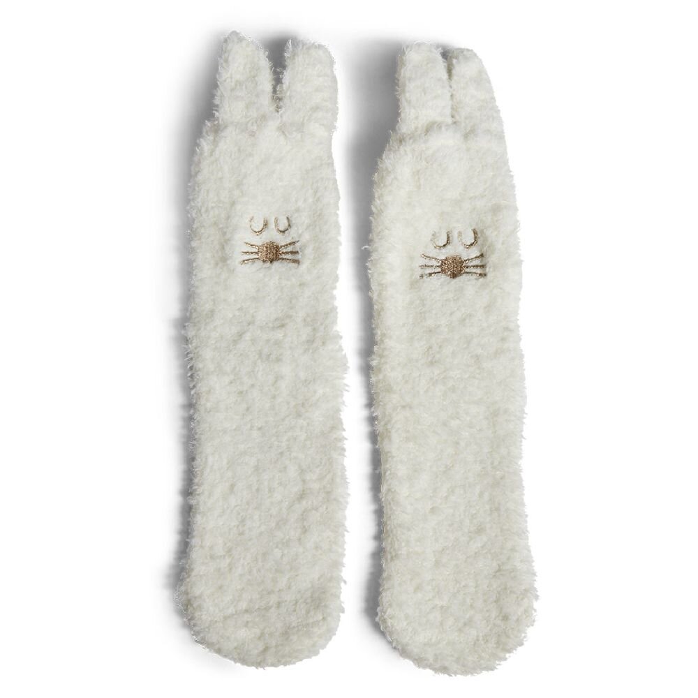 ÇORAPE TE BARDHA ME FIGUR LEPURI 35/38