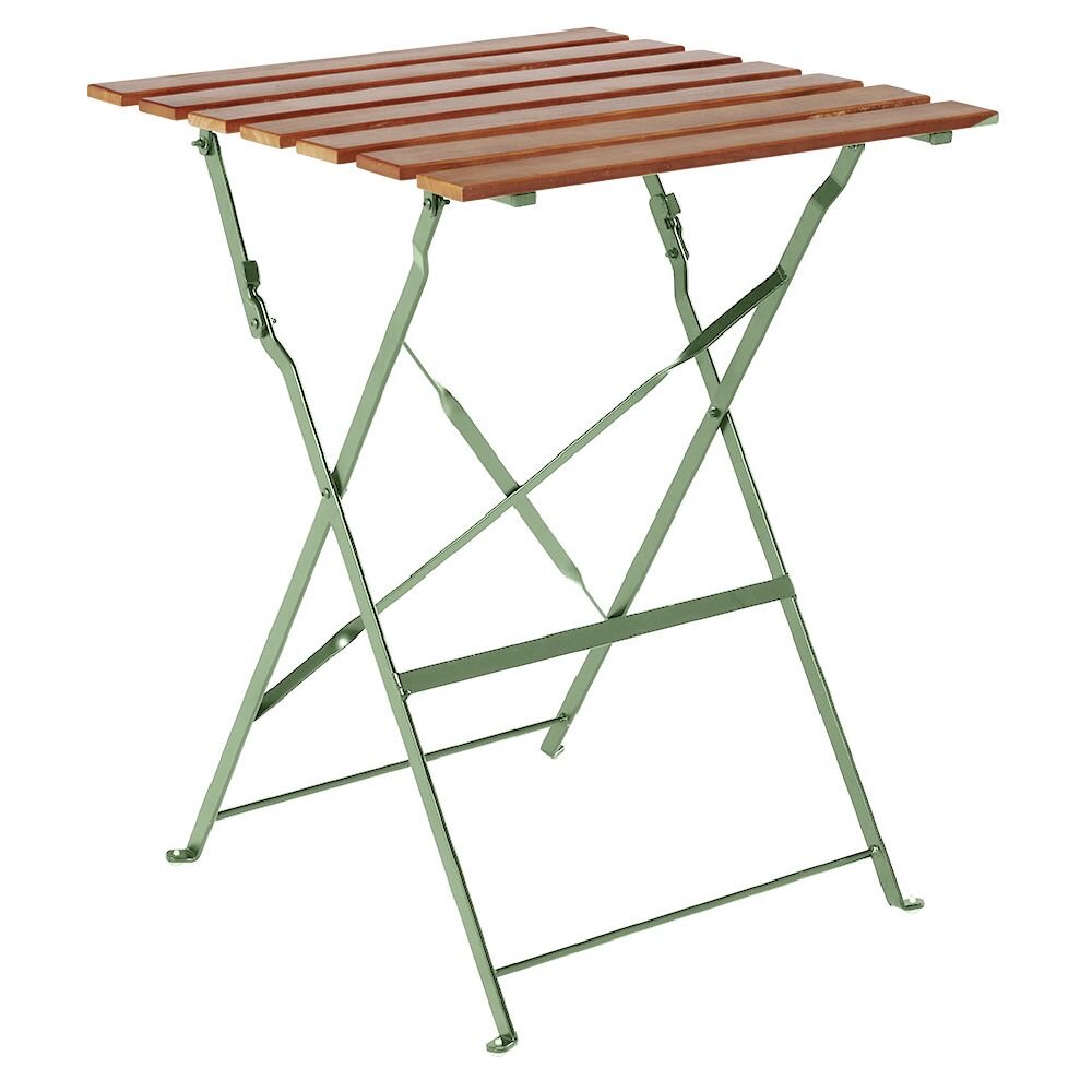 TAVOLINE NGA DRURI DHE METALI DIZAJN BALI L54X55X70CM
