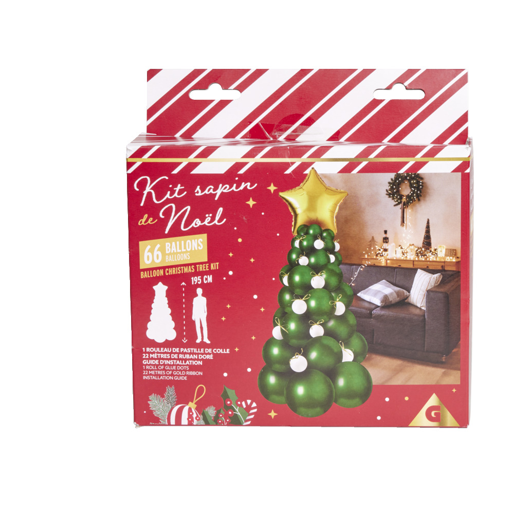 Christmas tree kit 66 balloons H195cm