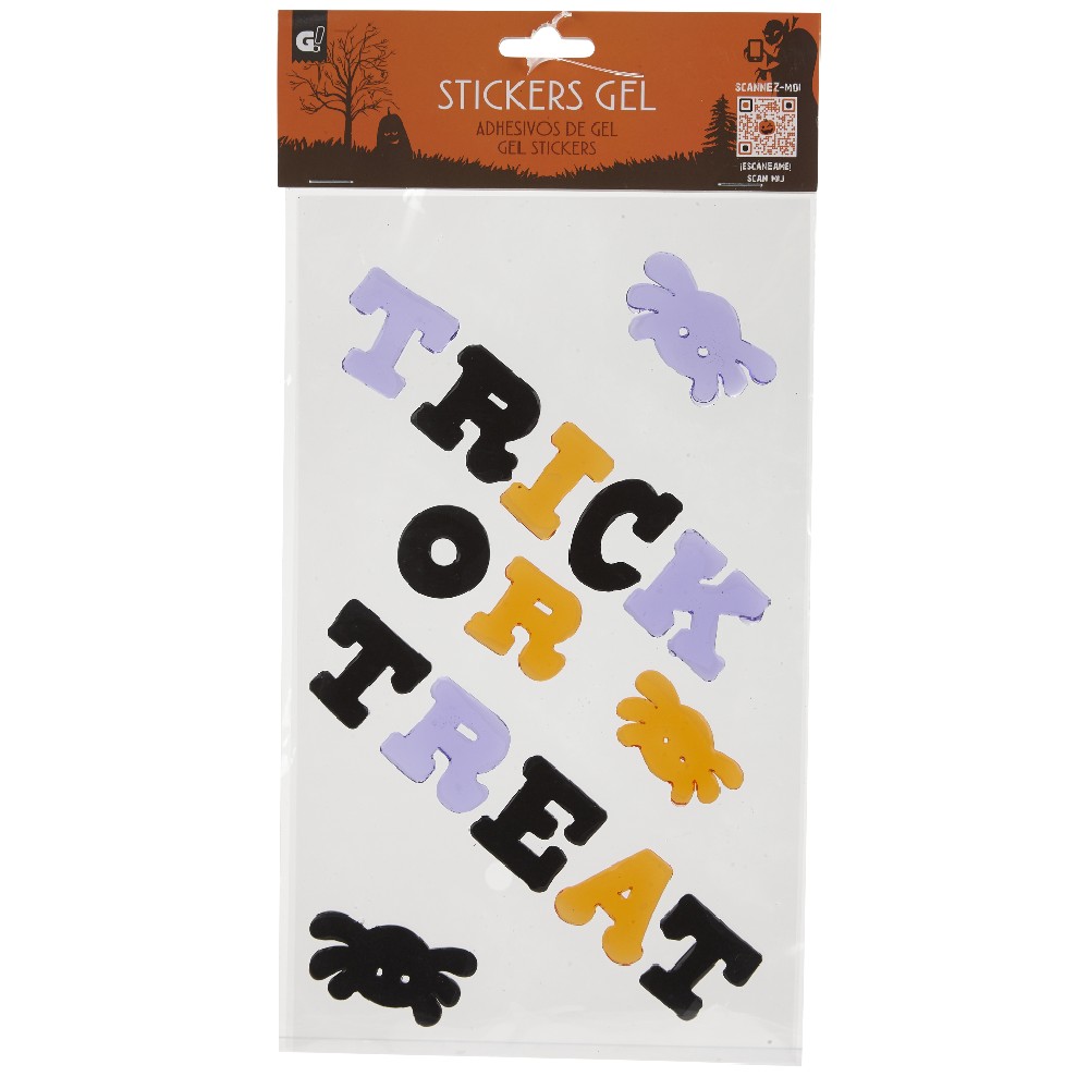 Halloween window decoration gel sticker