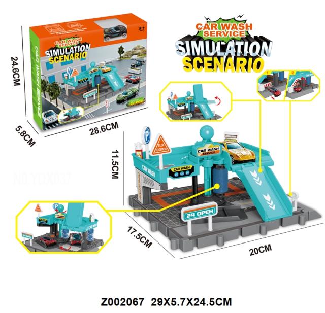 Loder blloqe ndërtimi autolarje + 1 veturë