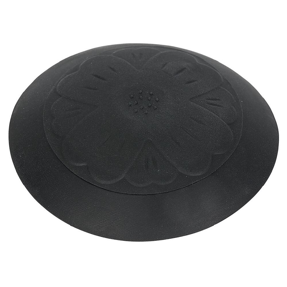 Black plastic sink plug