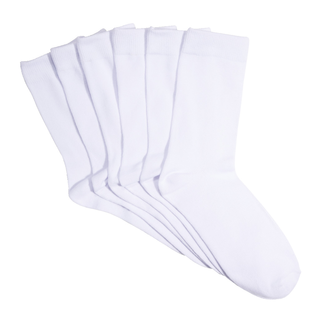 Pack of 3 pairs of long cotton and polyester socks - 3 colors