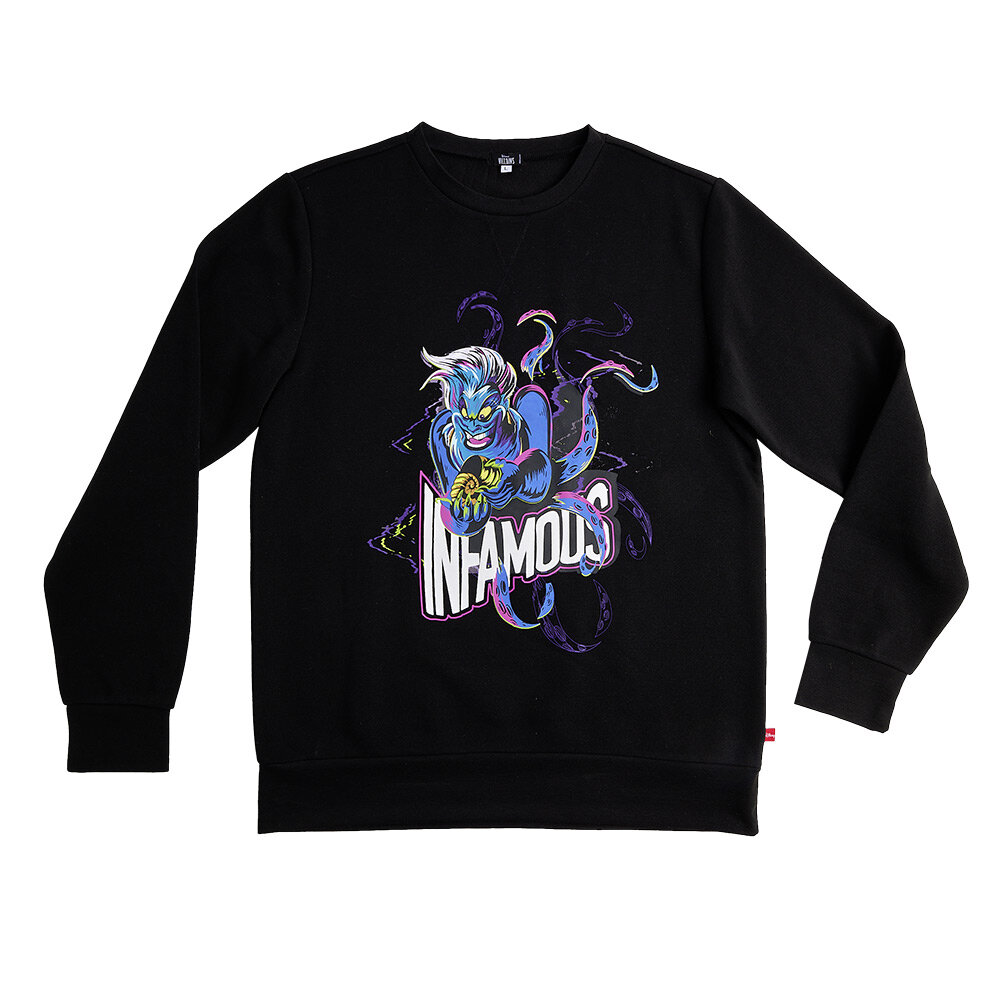 DISNEY VILLAINS URSULA TRIKO FAMËKEQE E ZEZË DHE BLU - MADHËSIA L | 615090