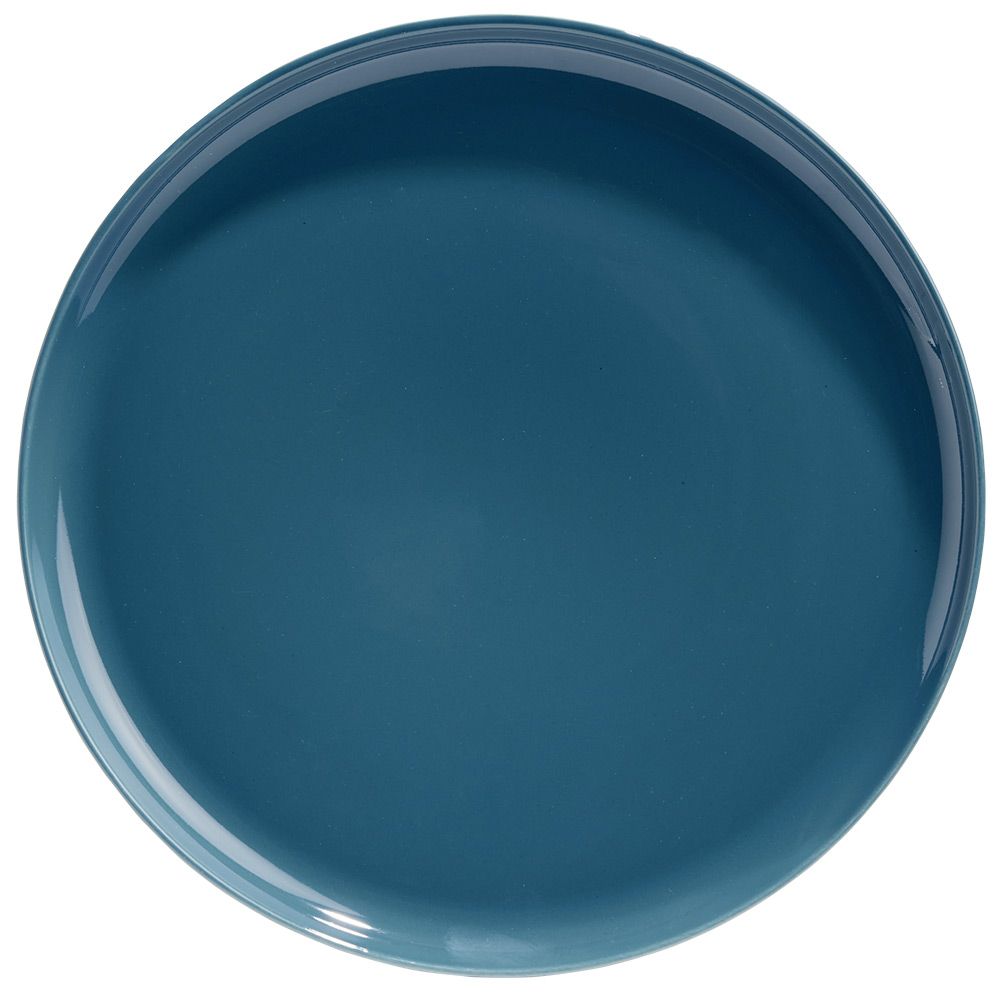 OSLO PJATË E RRUMBULLAKËT PREJ PORCELANI TË THJESHTË BLU