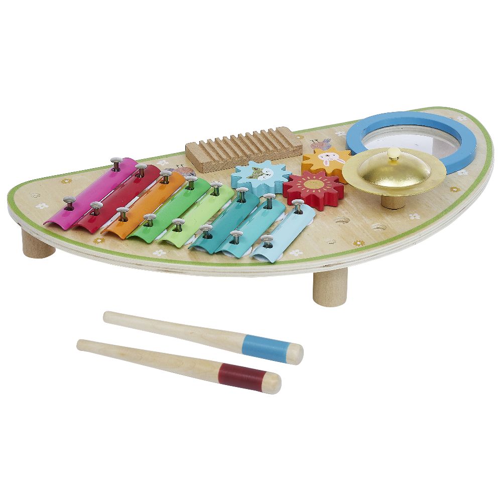 TAVOLINË MUZIKORE TIP MONTESSORI NË DRU PER FEMIJE TË CERTIFIKUAR FSC®