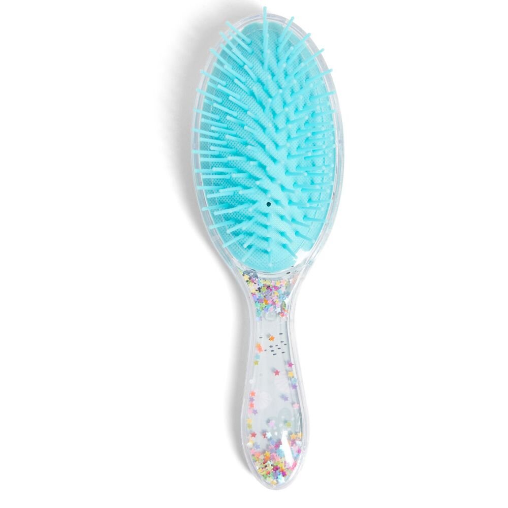 Children's hairbrush with star handle L21cm (2 models)