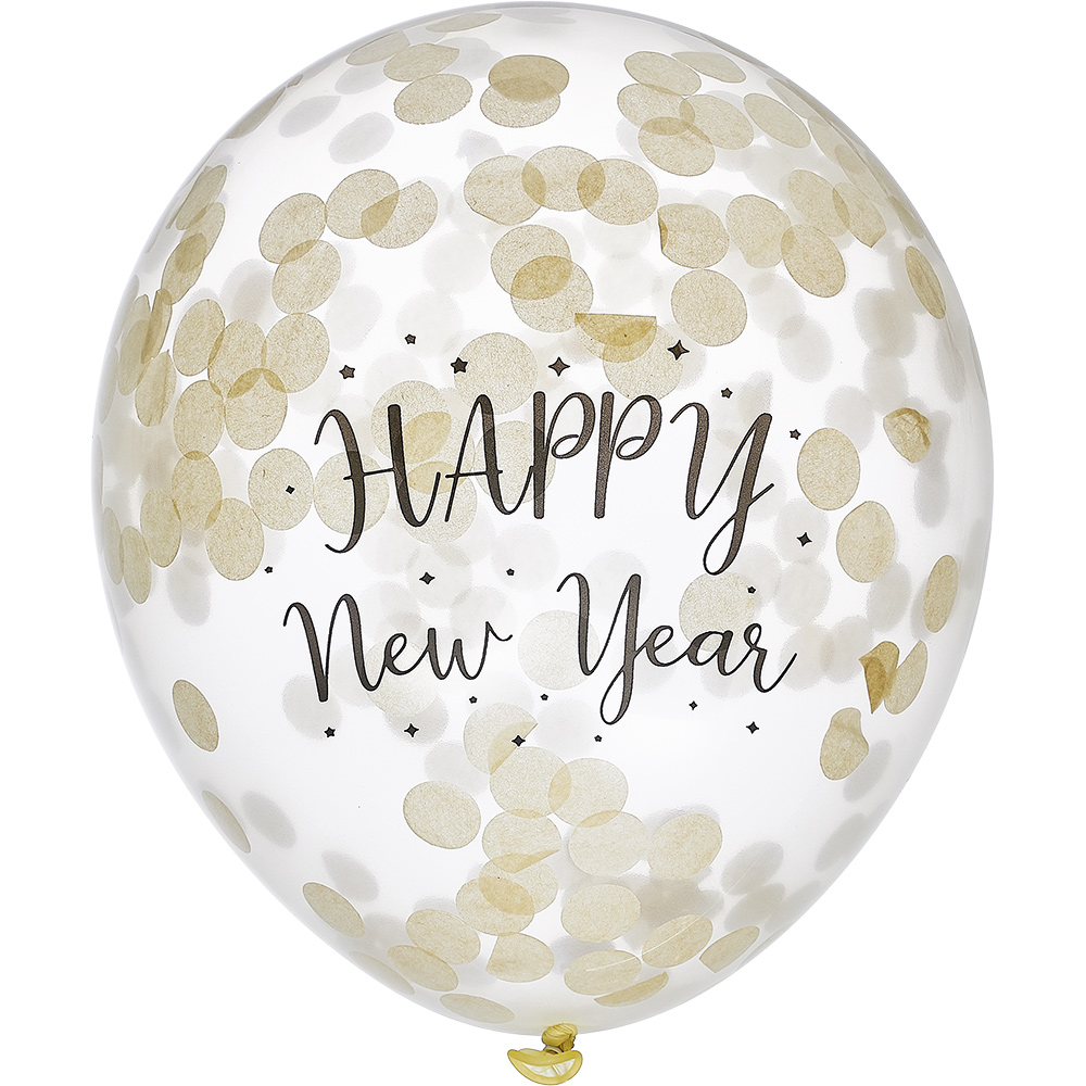 BALON H30CM MD KONFETI FLORIRI X6