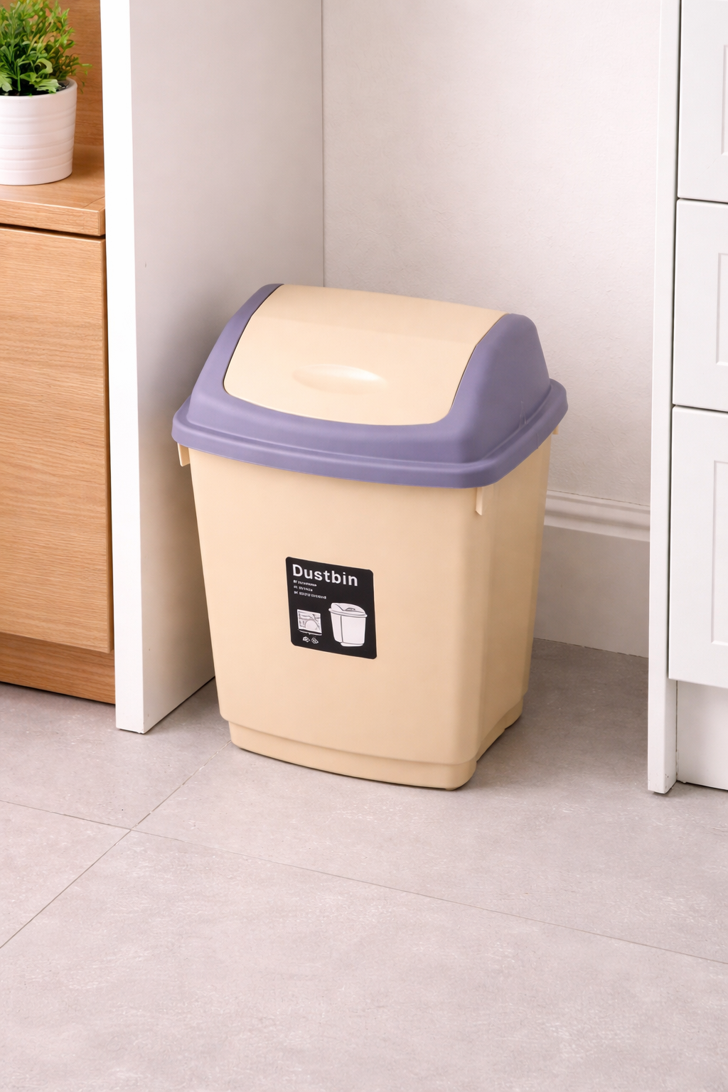 Shportë për mbeturina nga PVC 25L