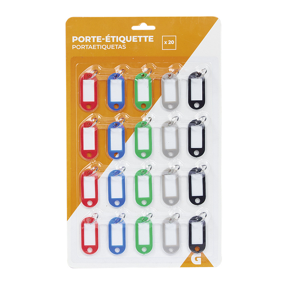 5-color label holder x20
