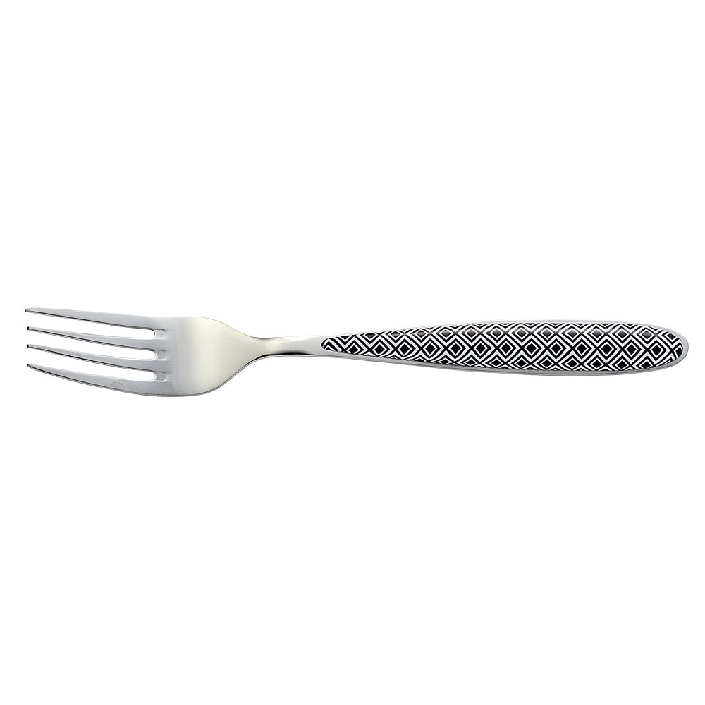 Black and white Square fork