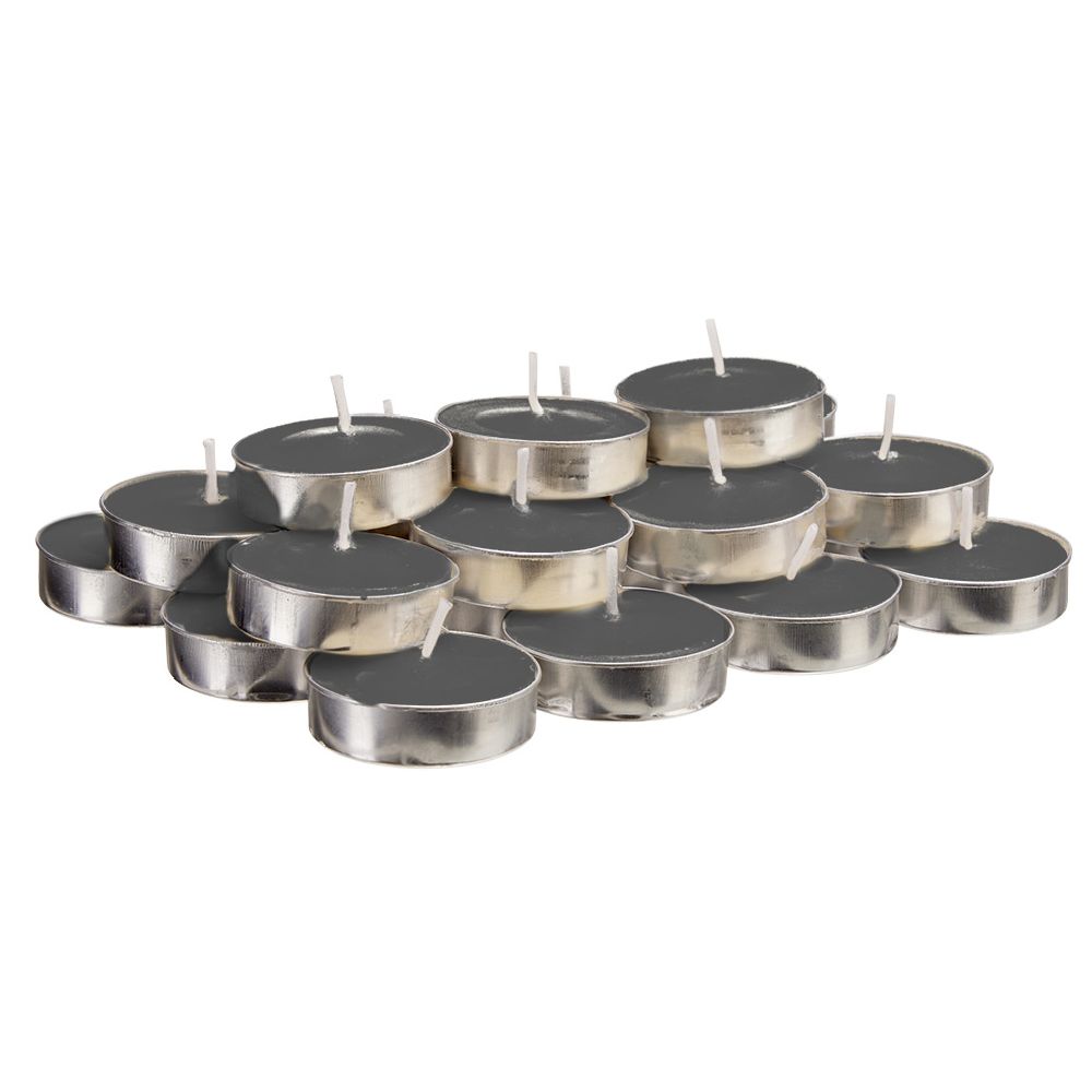 Blue tea light candles with monoi scent x30