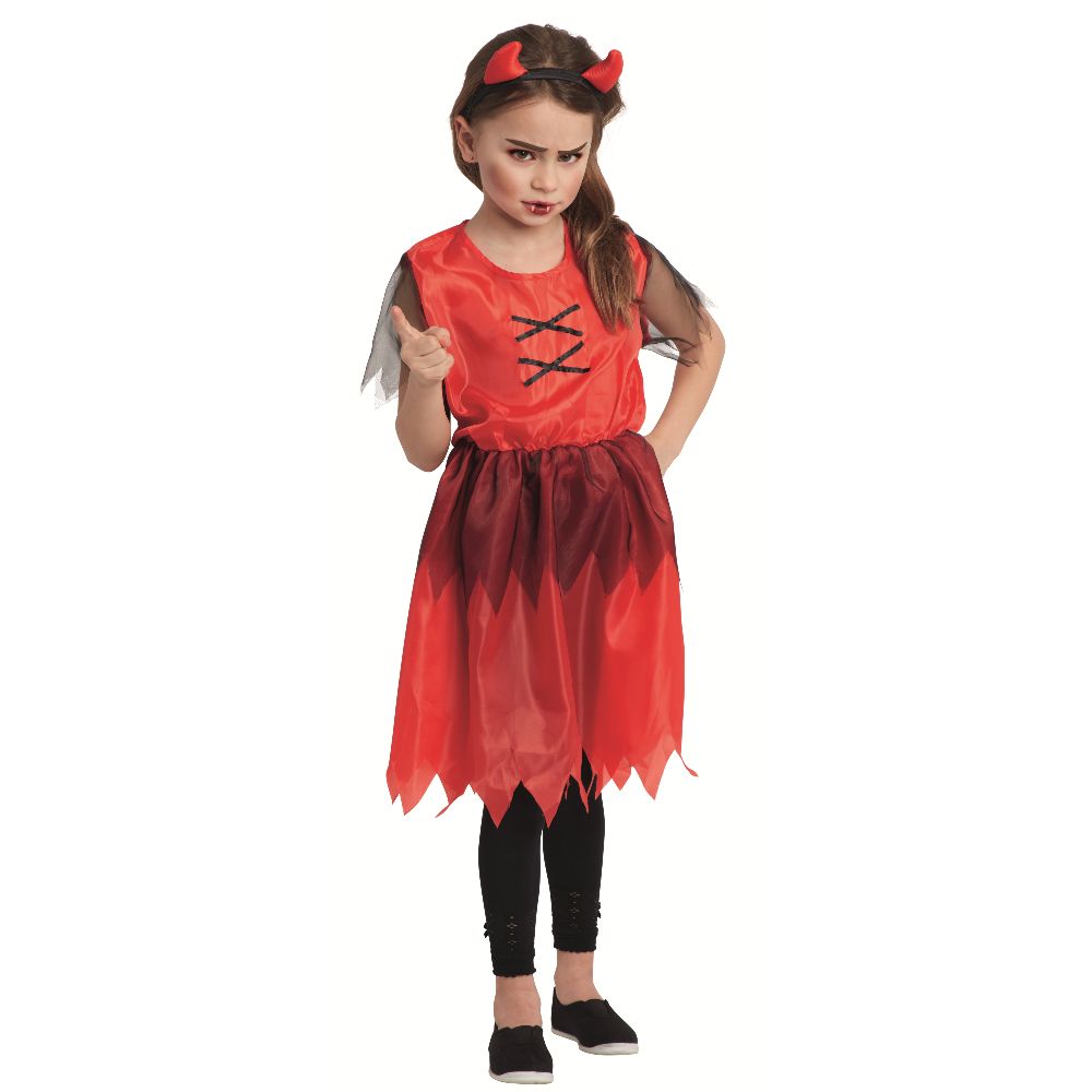 KOSTUM DEMONI PER VAJZA, MADHESIA 11-14 VJEÇ