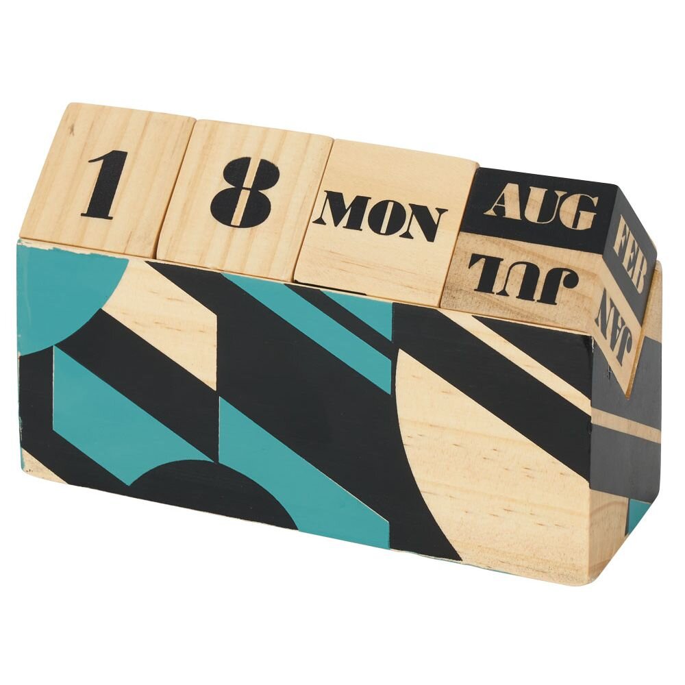 CALENDRIER EN BOIS PERPETUEL