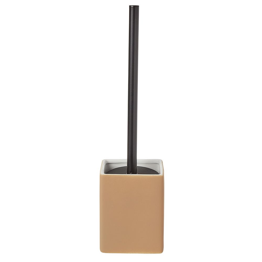 FURÇË TUALETI ME BAZË KATRORE GUR RANOR TERRAKOTE I KUQ 9.2X9.2XH36CM