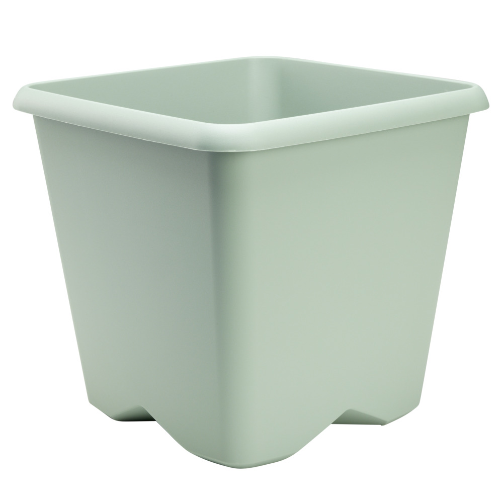 Chorus square pot, bay green color, 24.2L