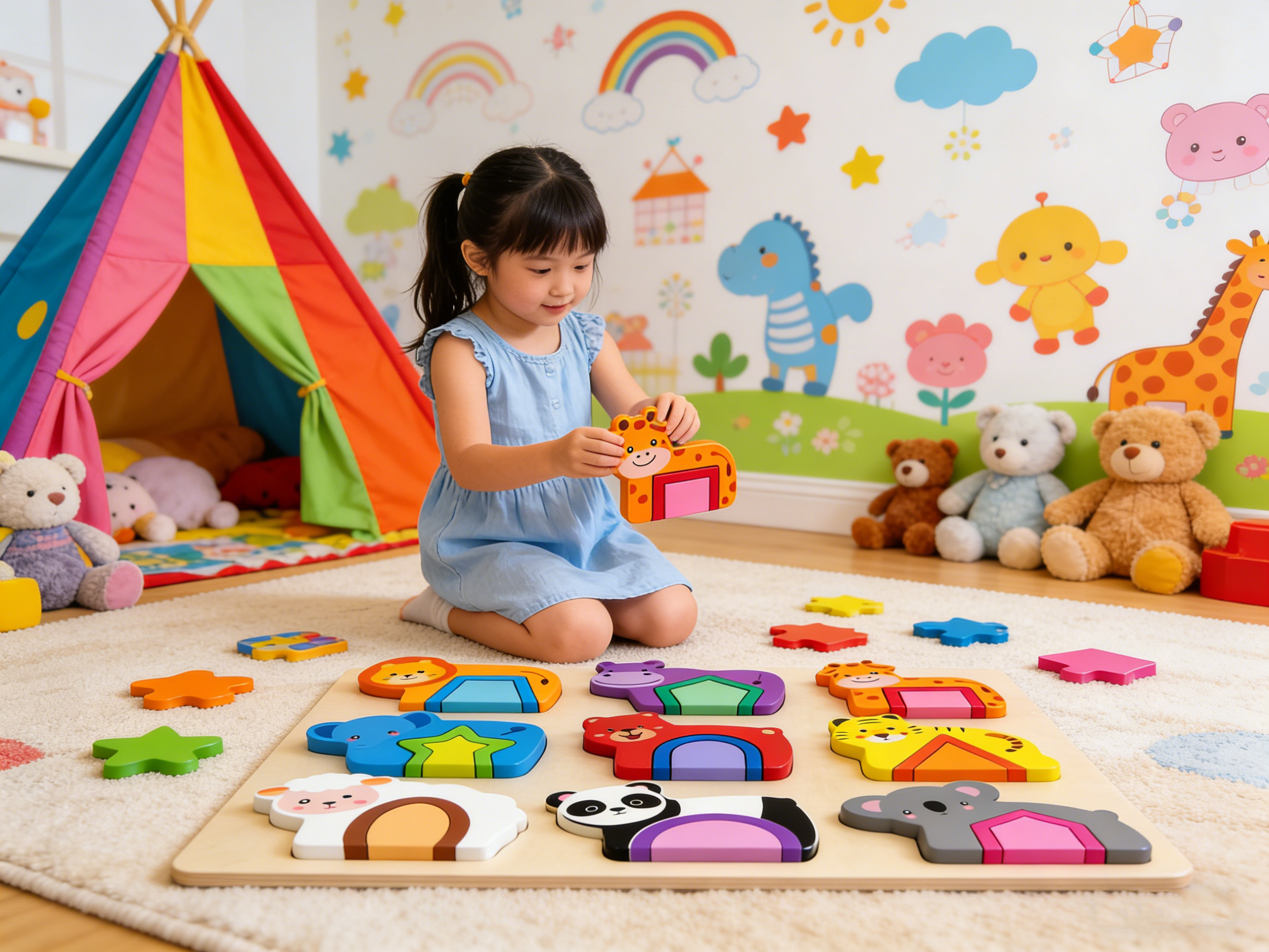 Lodër edukative - puzzle