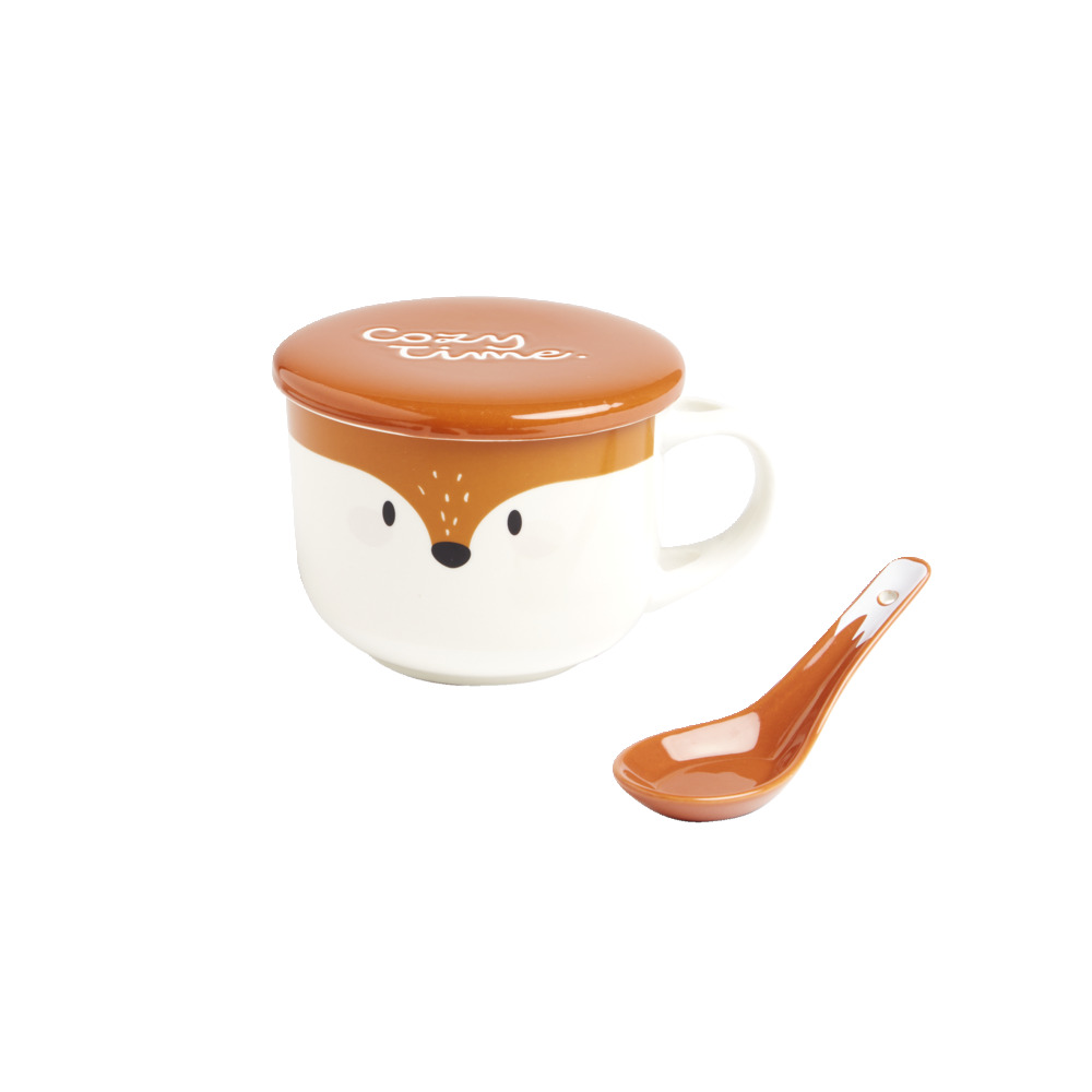 62cl jumbo bowl with spoon and fox lid