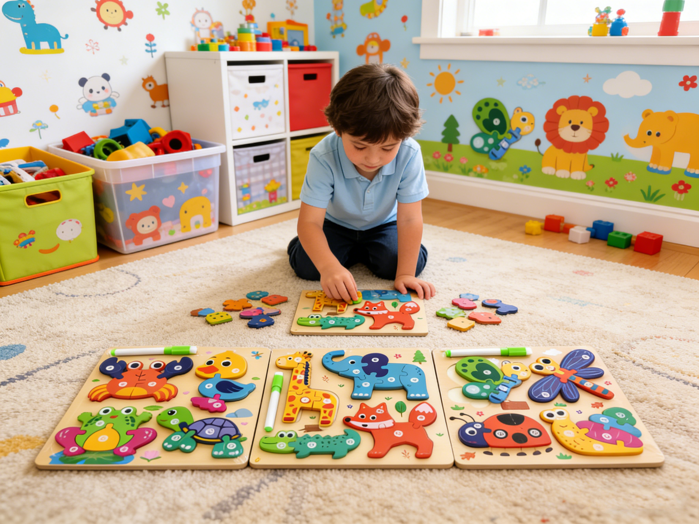 Lodër edukative - puzzle