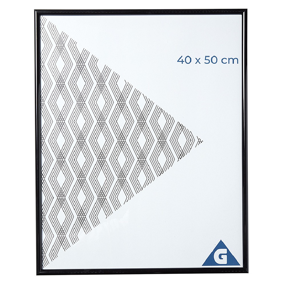 Black photo frame 41x51cm for 40x50cm photo