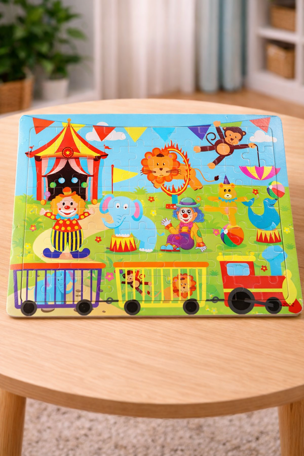 Lodër edukative nga druri puzzle 