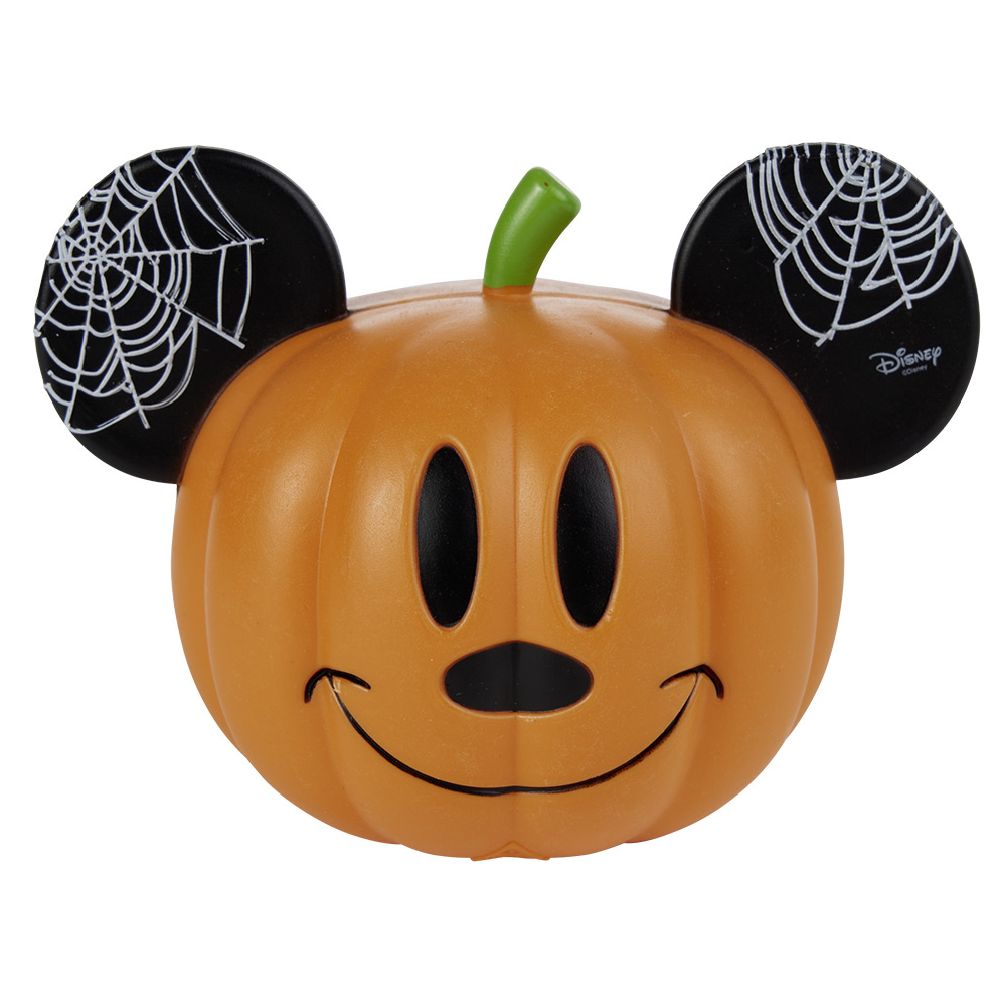 Disney Mickey Orange and Black LED Pumpkin - Small Model