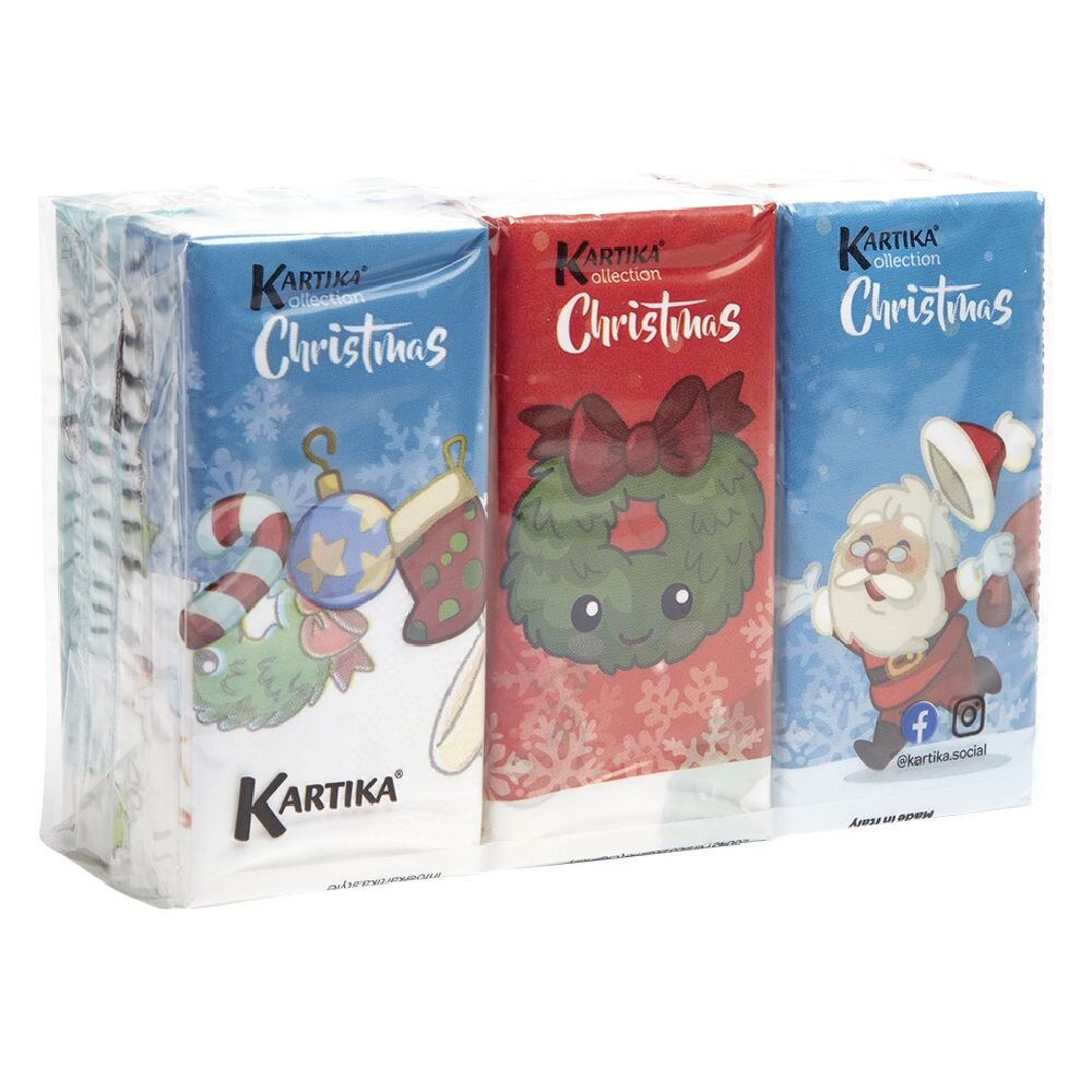 4-ply tissue pack x6