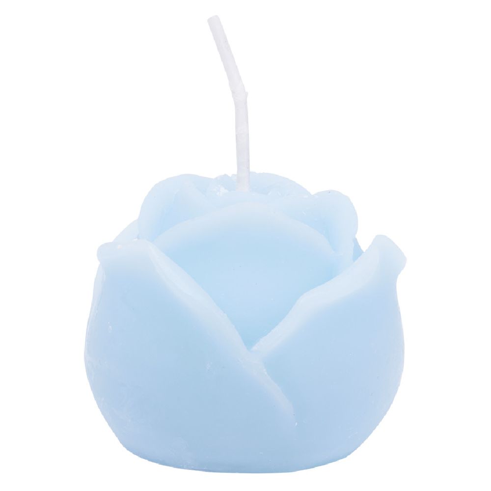 Tulip or rose flower shaped candle Ø4.5xH4cm