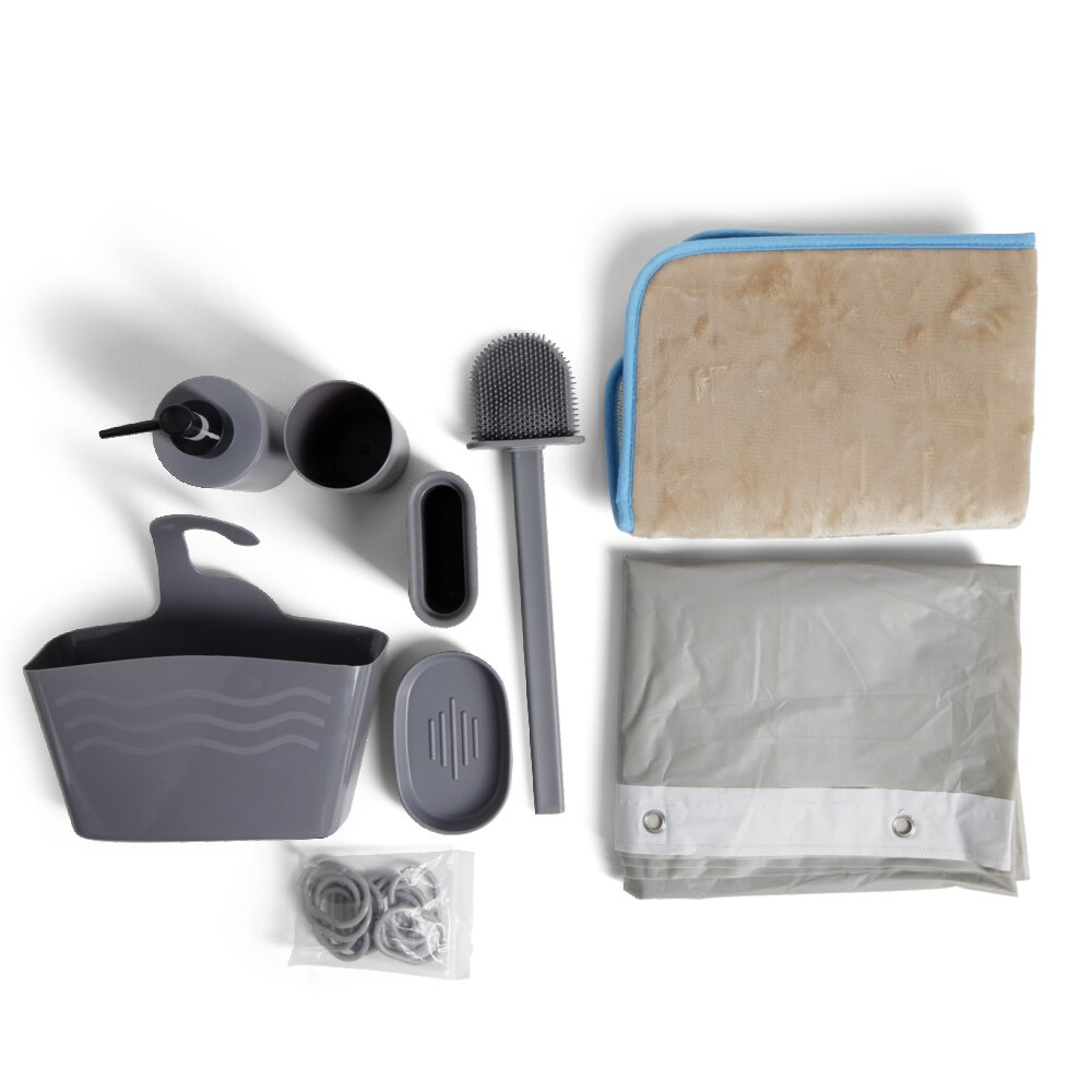 8-piece bathroom fitting set