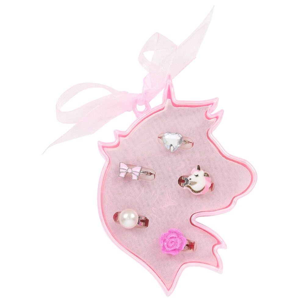 Box with 5 adjustable children's rings - 3 models