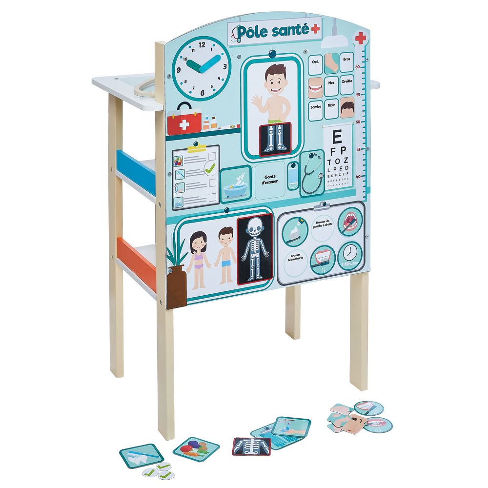 2-in-1 veterinary stand made of FSC-certified wood ®