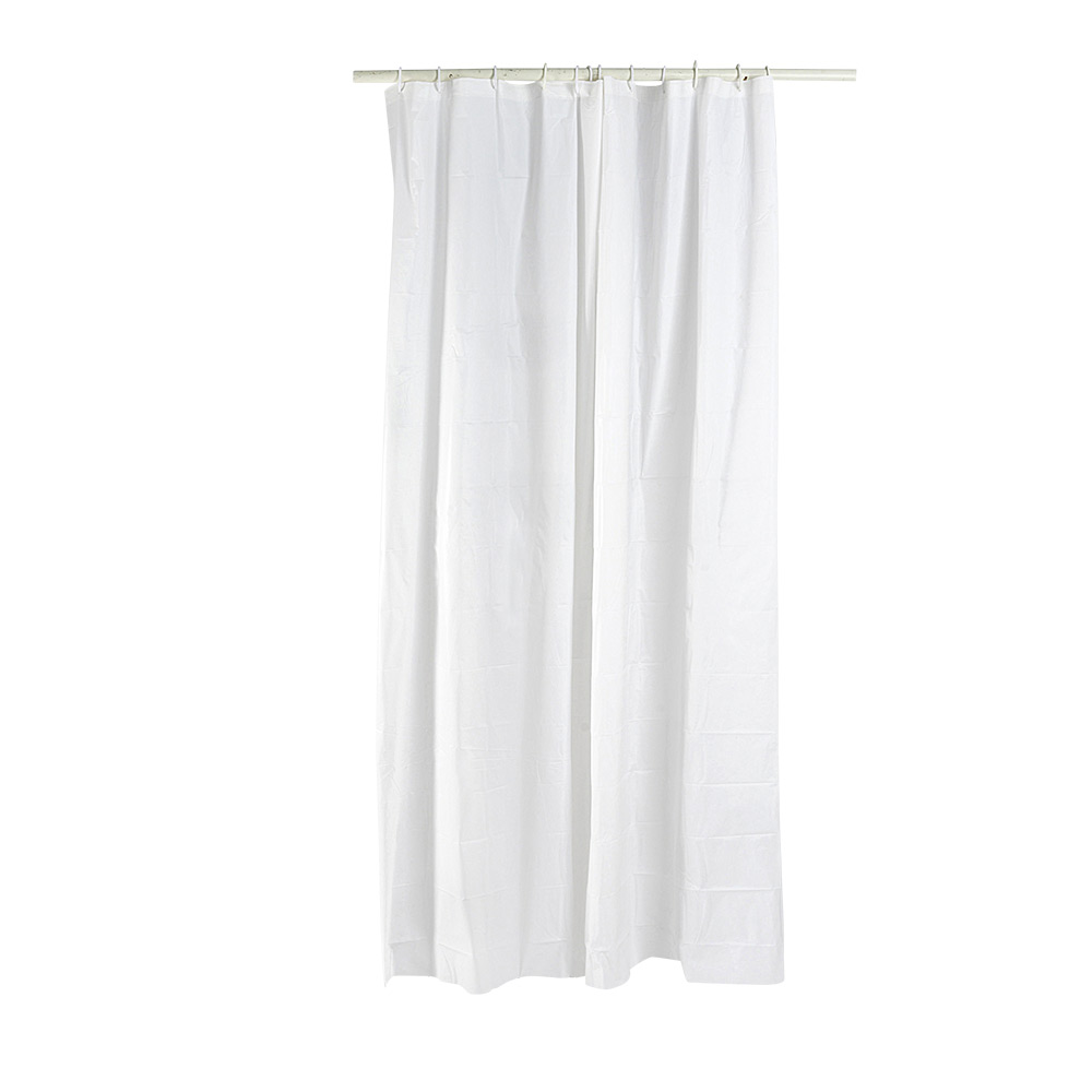 PERDE DUSHI 1COL WH PLA | 407390