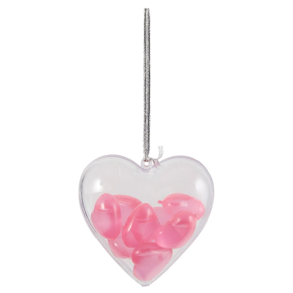 Reusable ice cubes x10 heart-shaped