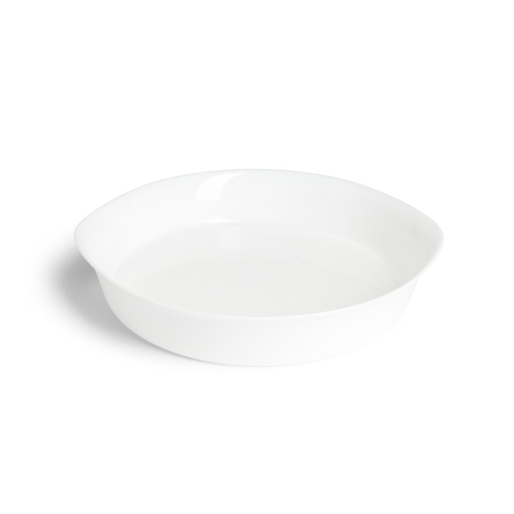 Luminarc pie dish Ø28cm white glass