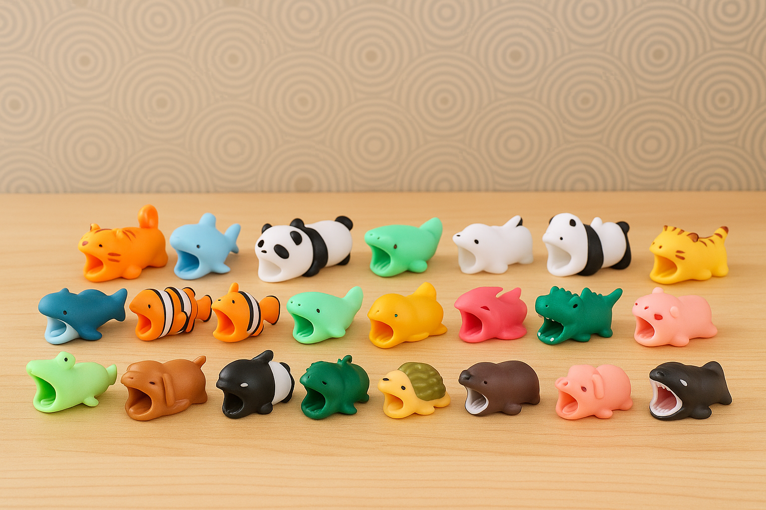 MBROJTES KABLLO KARIKIMI ME DIZAJN KAFSHE 17.5X18X36MM