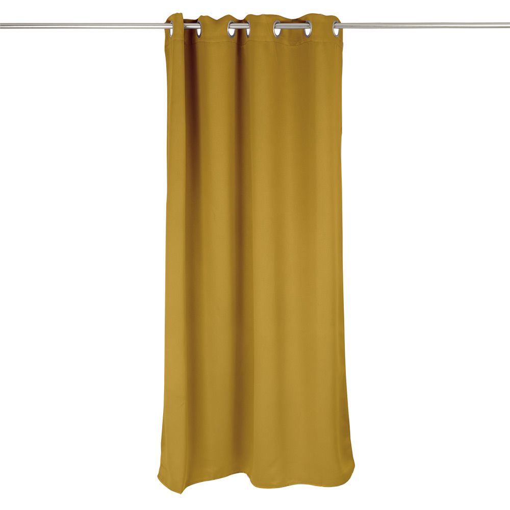 Yellow window blackout curtain 140x180cm