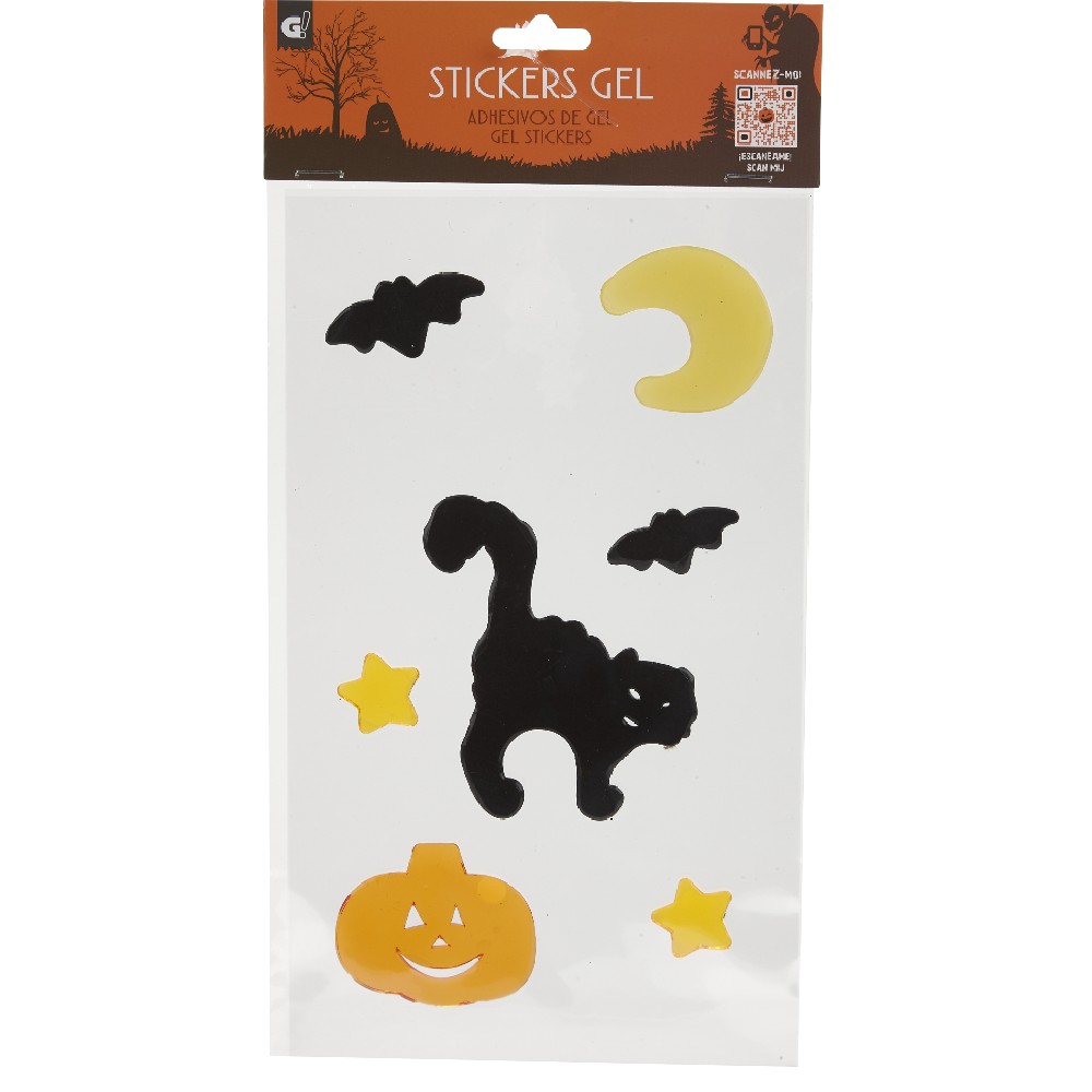 Halloween window decoration gel sticker