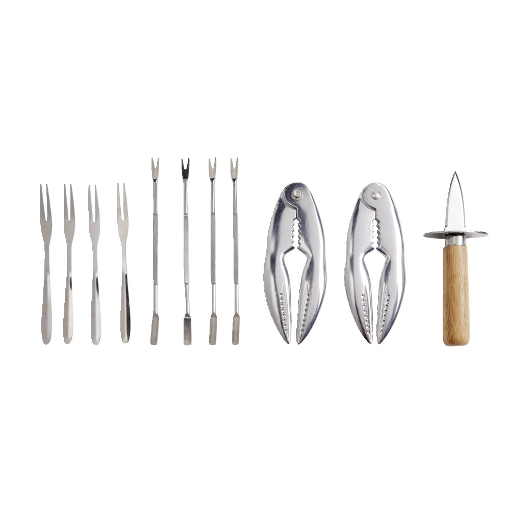 11-piece seafood utensil set
