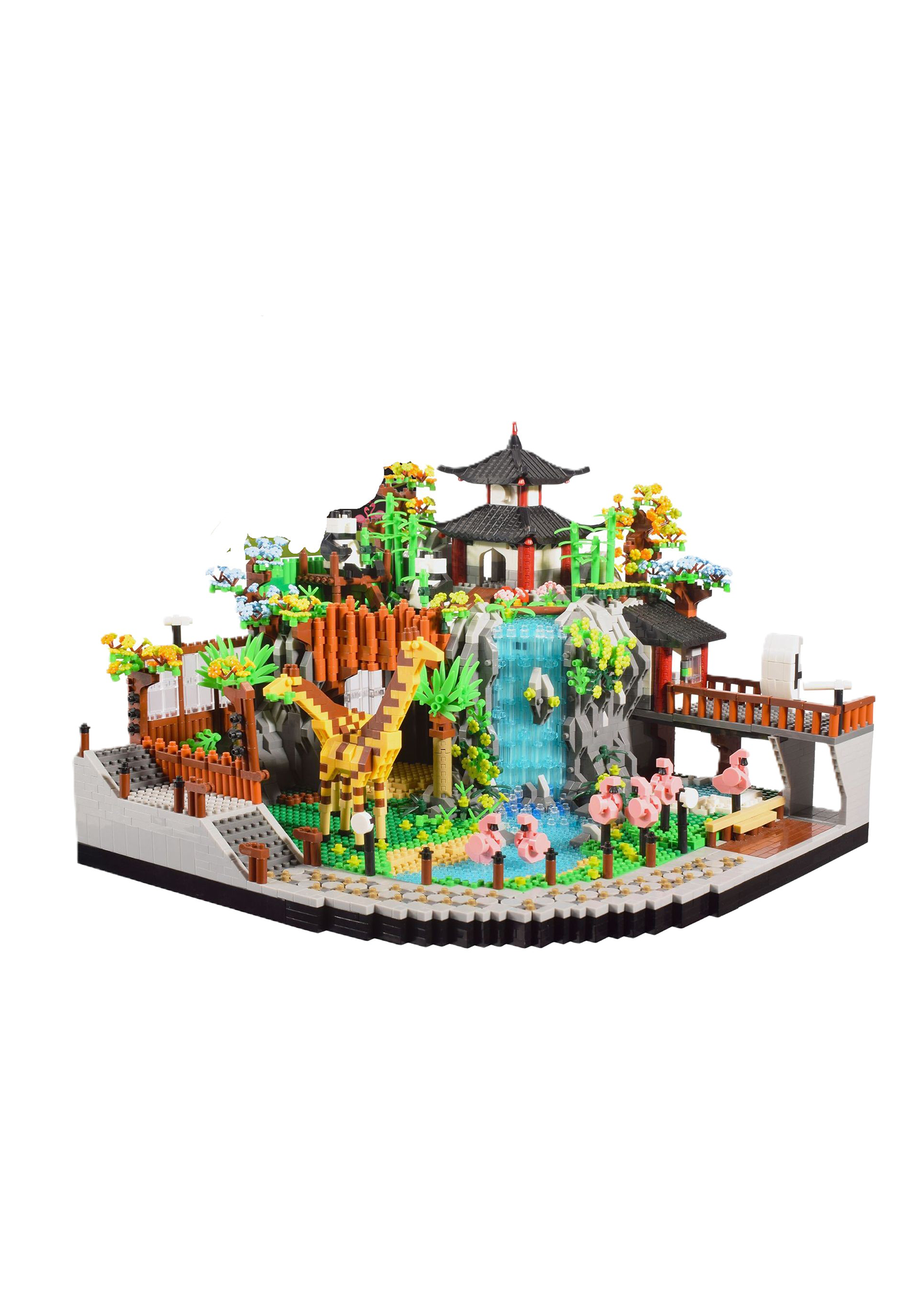 Lodër ndërtimi në formë kopshti zoologjik