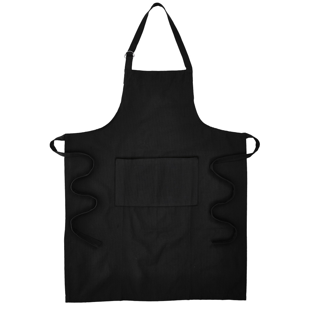 Black kitchen apron
