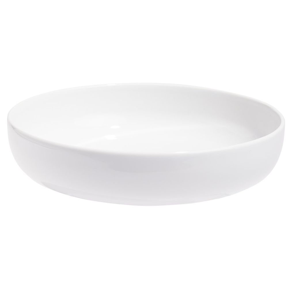 Oslo porcelain bowl, plain glossy white