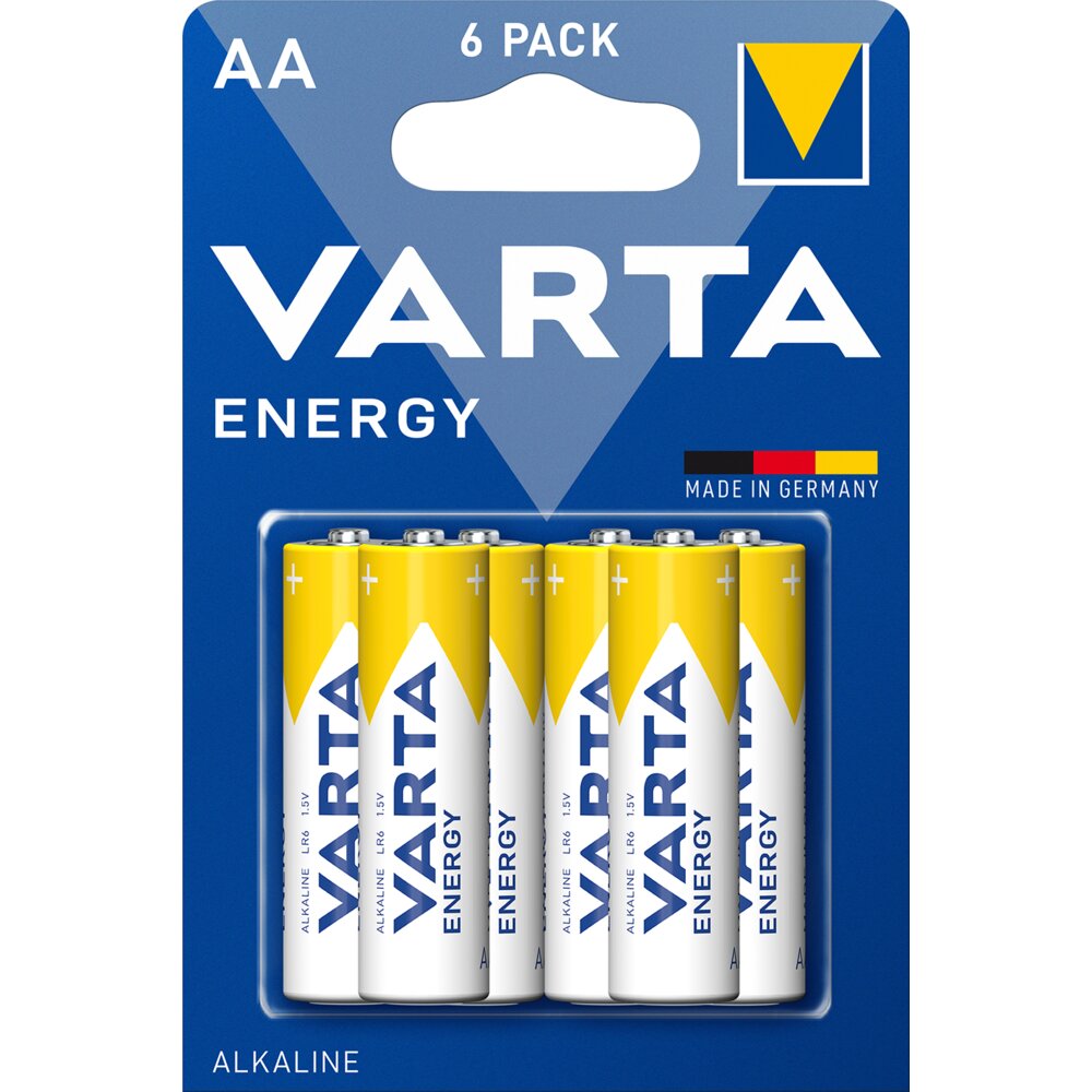 BATERI ALKALINE E TIPIT VARTA LR06 AA X6