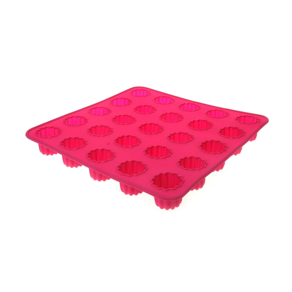 KALLËP SILIKONI ROZË 25 MINI CUPCAKES