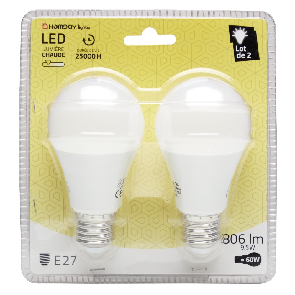 LLAMPE LED X2 19.1X10X6.7CM | 535593