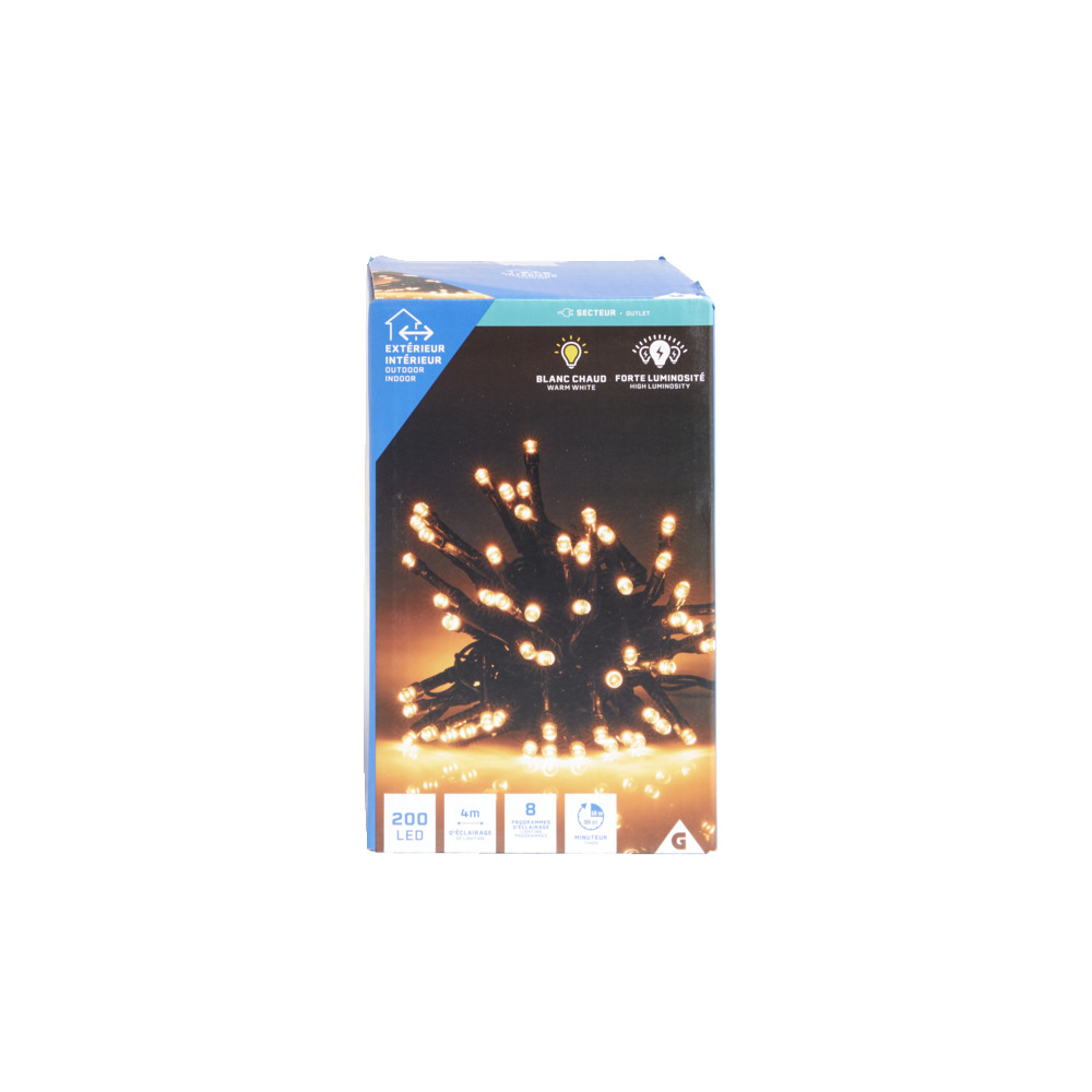 DRITA DEKORATIVE PER BREDH 200LED 4M