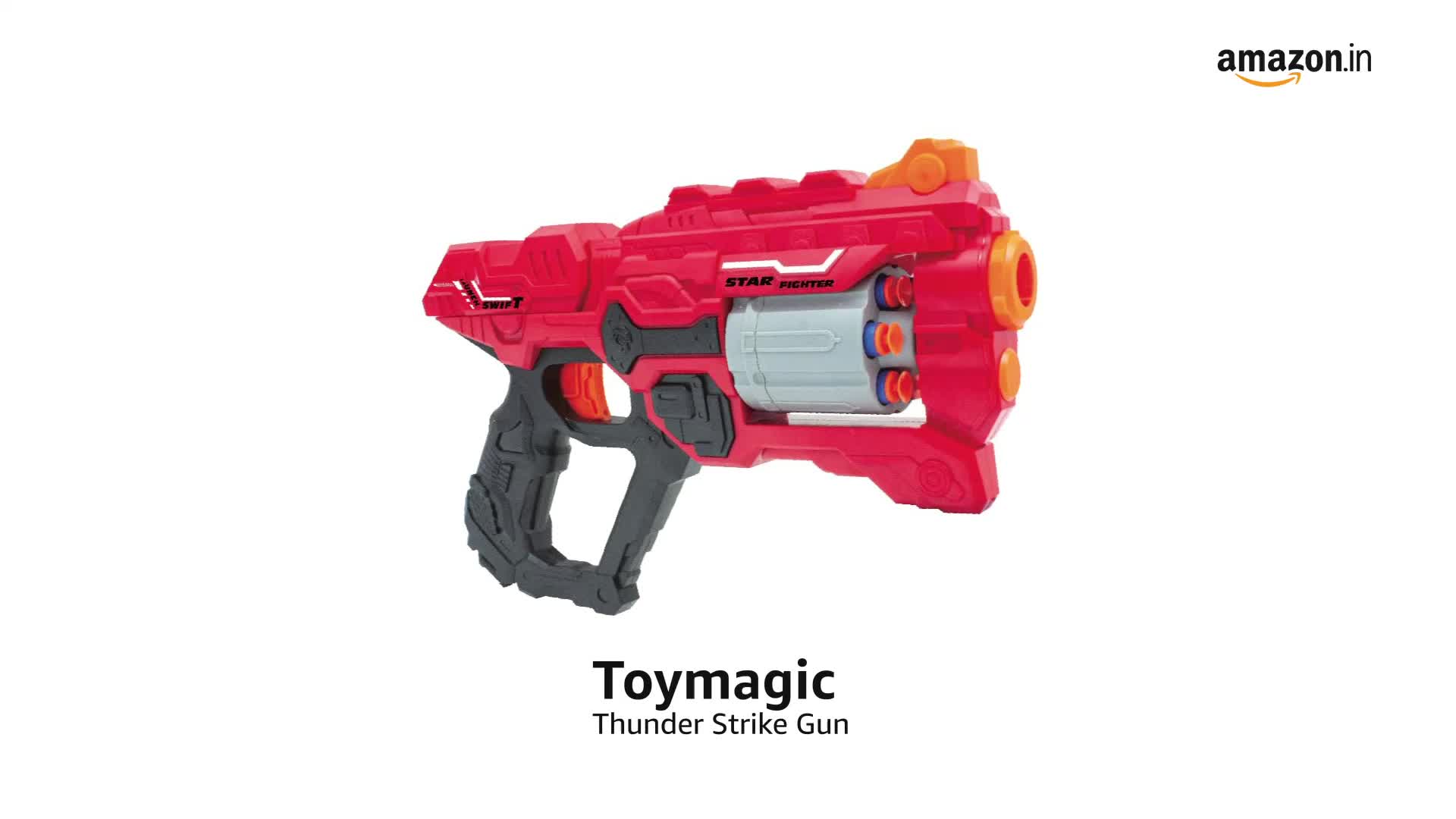 LODER PISTOLETE ME 8 SHIGJETA ME DIZAJN DINOSAURI