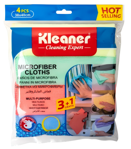 Set me 4 lecka mikrofibër