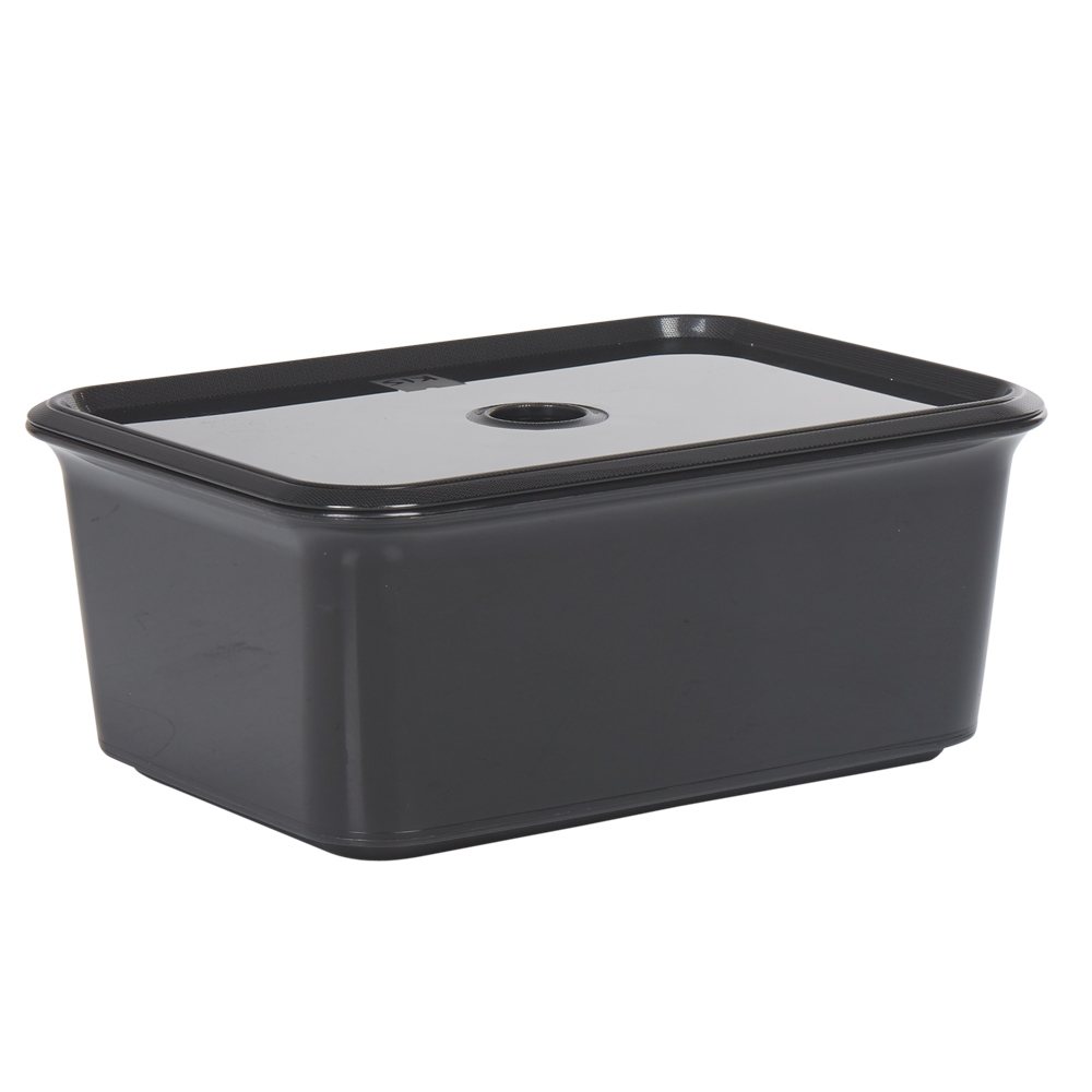 3 L black storage box
