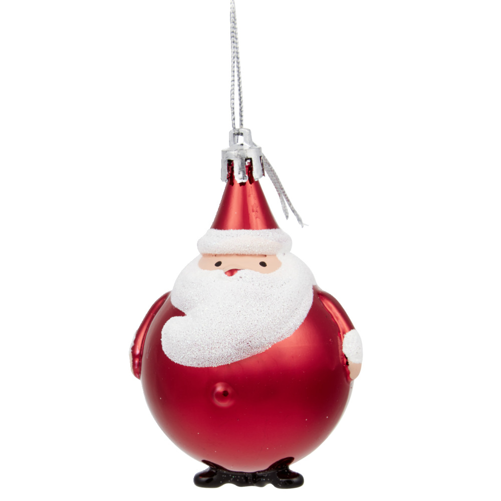 Red Santa Claus hanging ball