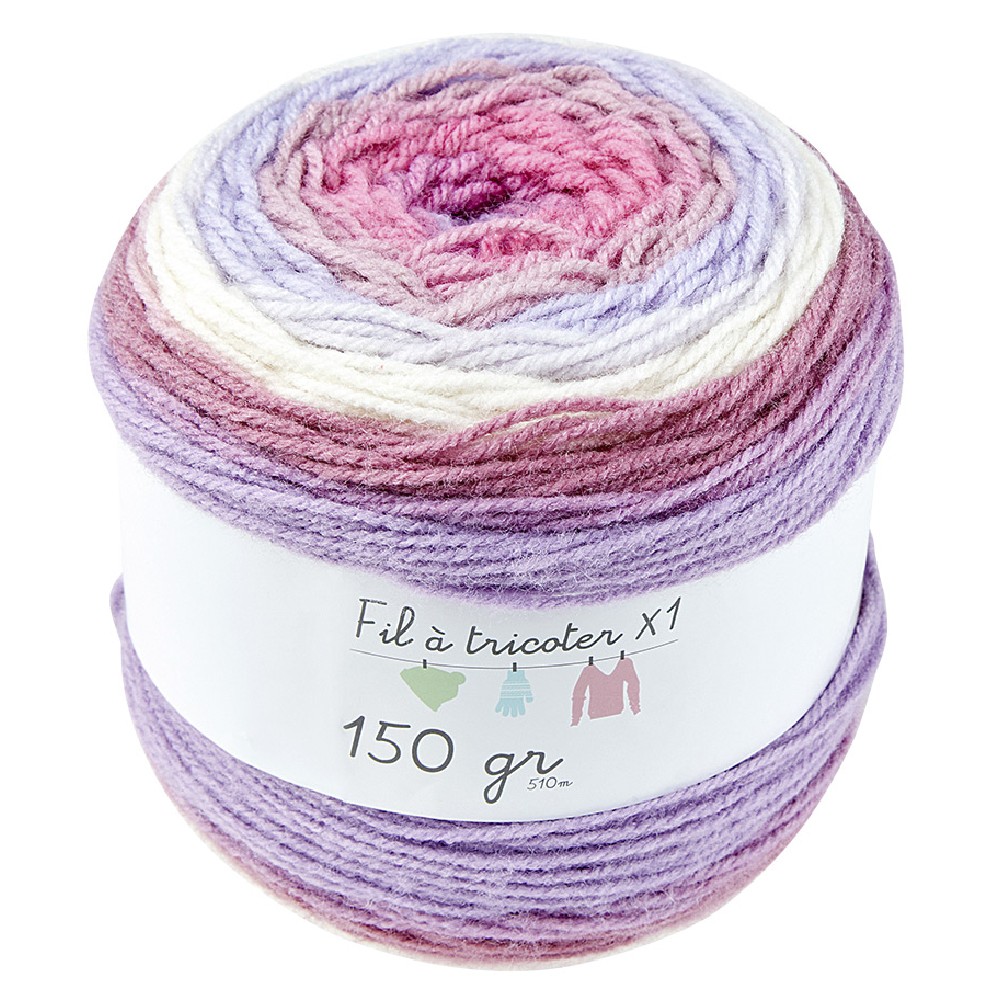 150g ball of pink acrylic wool